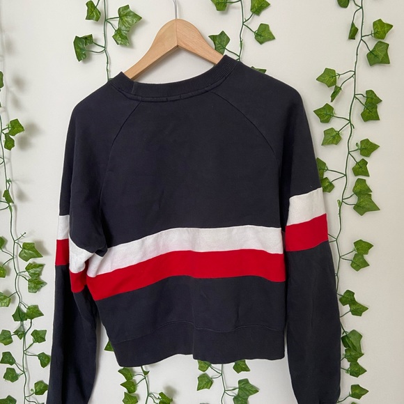 navy striped crewneck - Picture 2 of 3